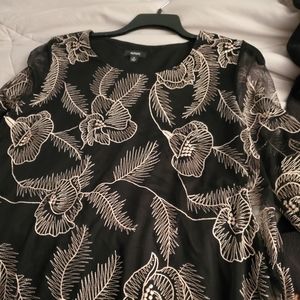 NWT Alfani women's blouse/top 2x rough romance 1. Plus size